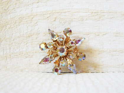 Vintage Aurora Borelias Snowflake Brooch 42920