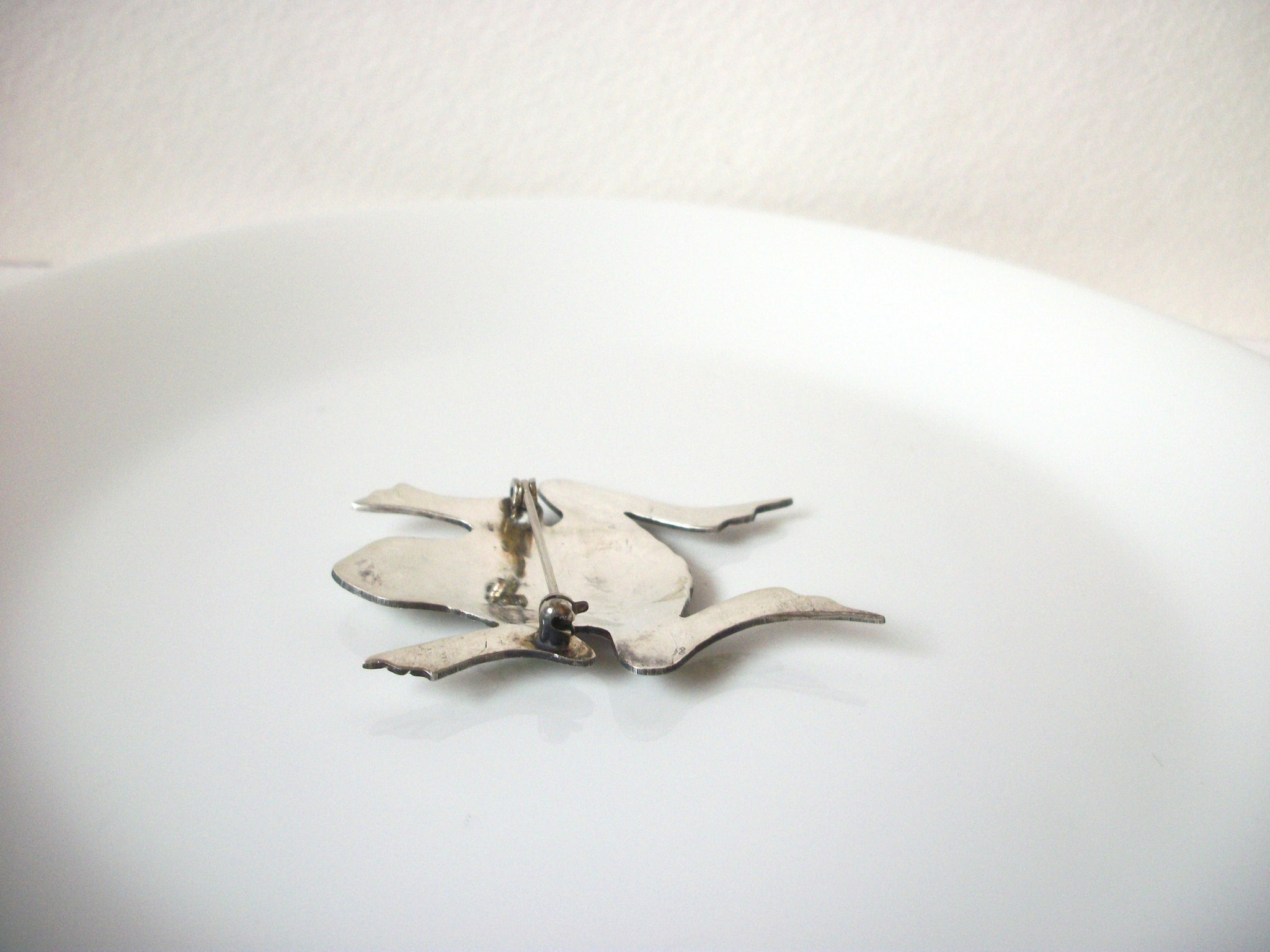 Vintage 1950s Frog Brooch Pin 111320