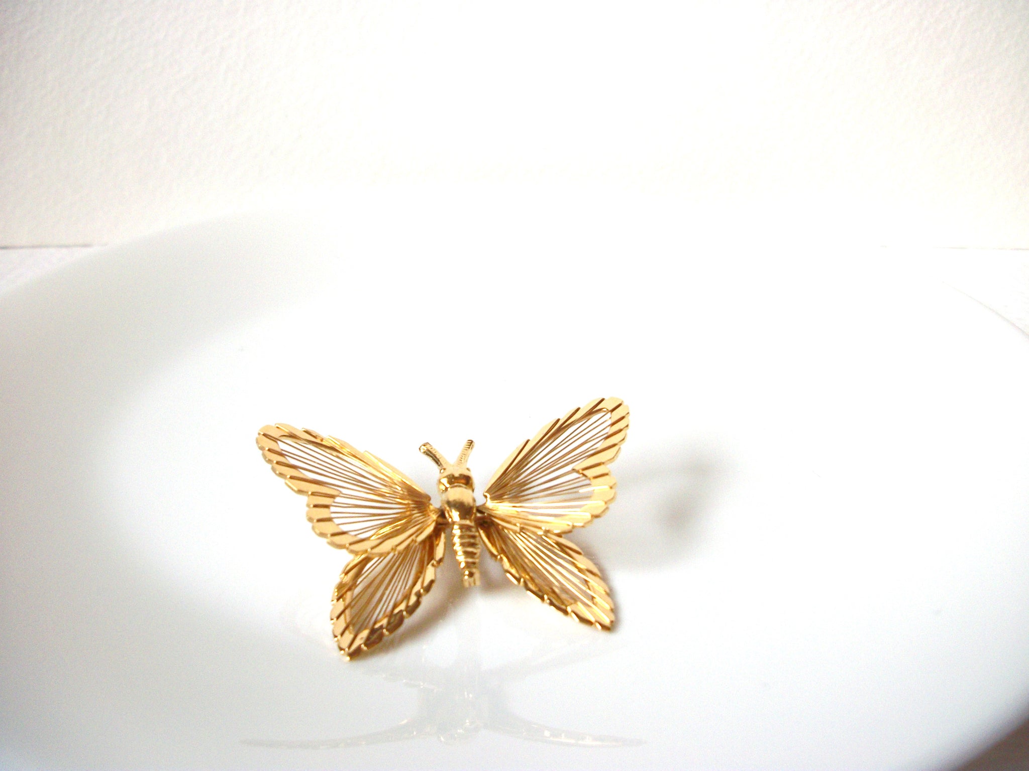 Vintage MONET Butterfly Brooch Pin 111320