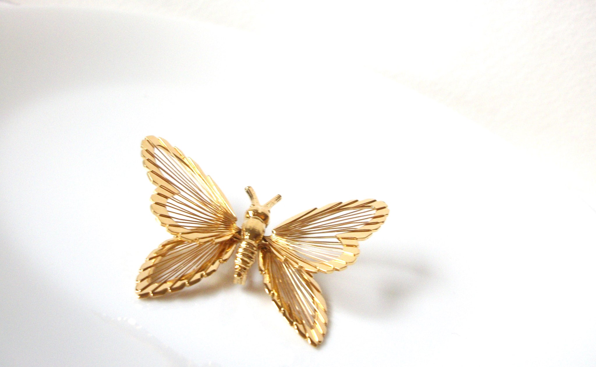 Vintage MONET Butterfly Brooch Pin 111320