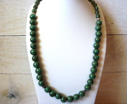 Vintage Pottery Stones Necklace 43020