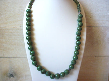 Vintage Pottery Stones Necklace 43020