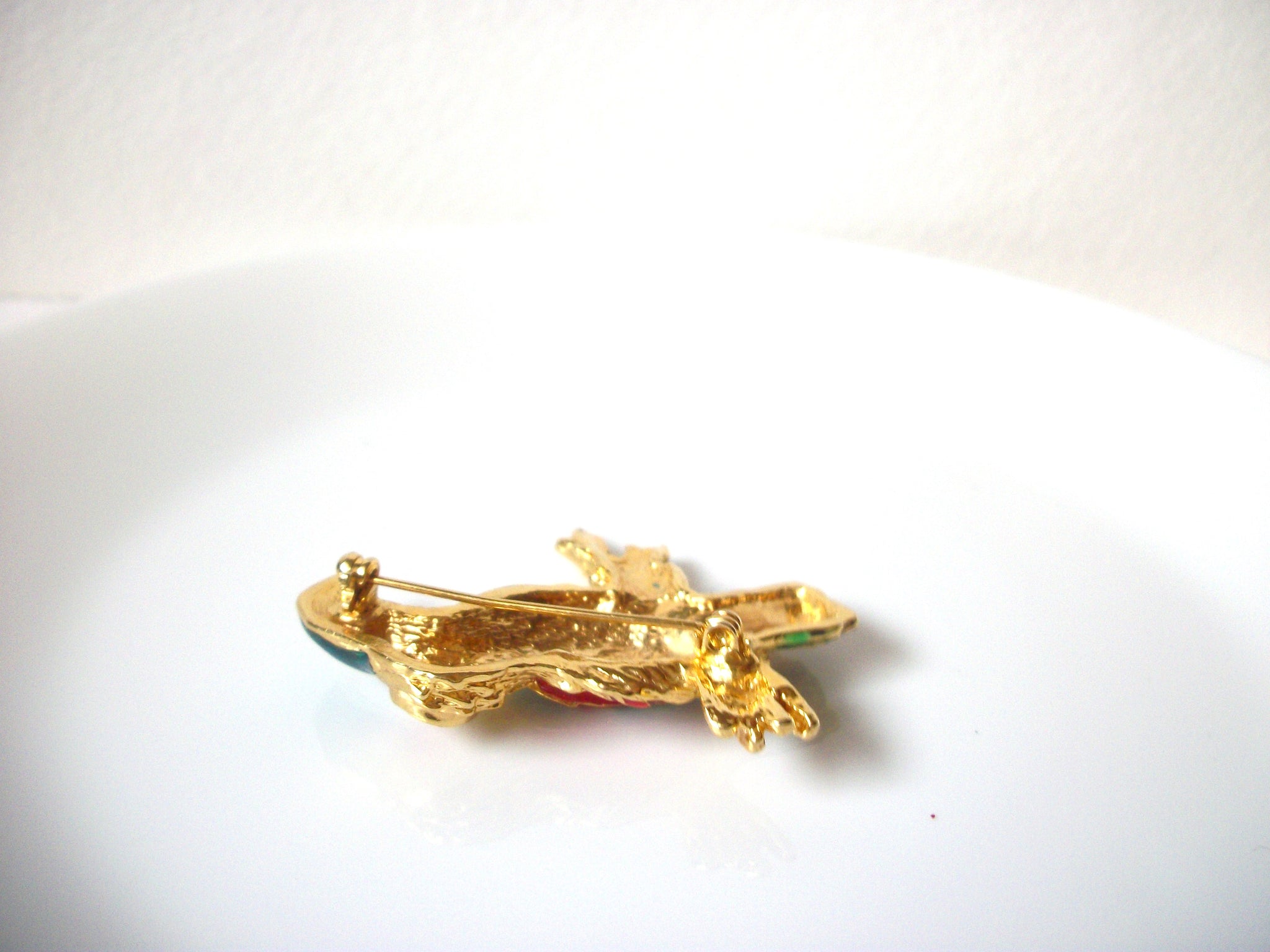 Retro Colorful Bird Brooch Pin 111320