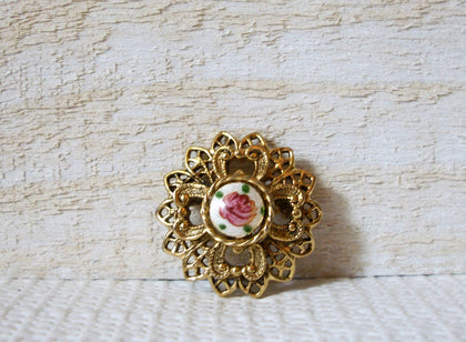 Vintage Smaller Flower Brooch 43020