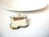 Vintage Flower Basket Brooch Pin 111320