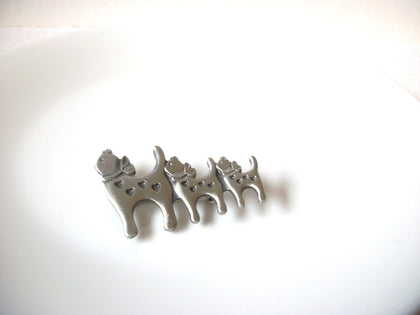 Vintage R Tennesmed Sweden Cats Brooch Pin 111320