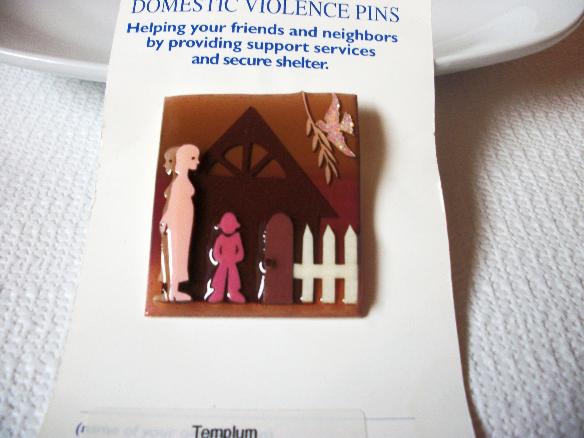 Lucinda House Pins, Domestic Violence Designs By Lucinda 80217