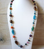 Colorful Vintage Glass Necklace 43020