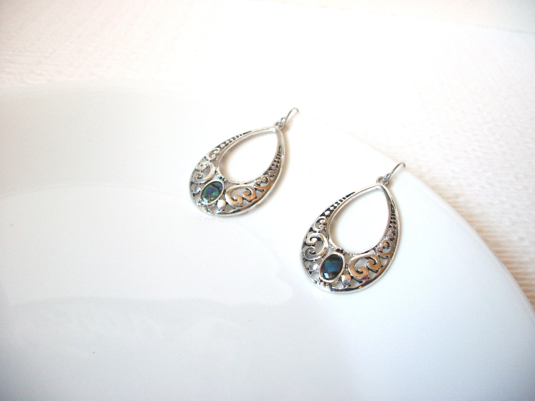 Bohemian Paua Abalone Earrings 111320