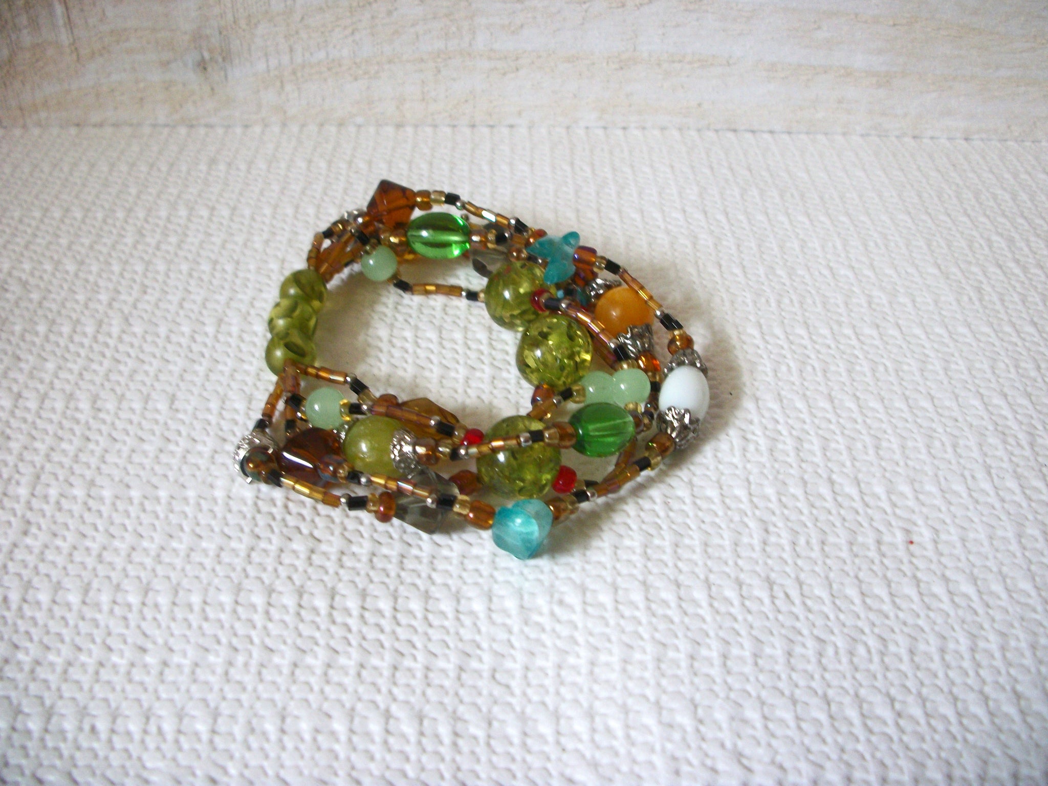 Retro Colorful Glass Bracelet 42930