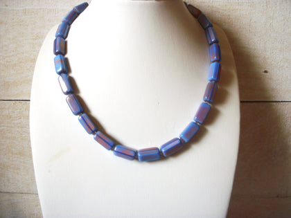 Vintage Pottery Glass Necklace 50120