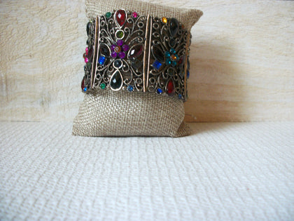 Vintage Rhinestones Cuff Bracelet 50120