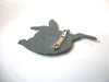 Vintage Larger Enameled Cat Brooch Pin 111420