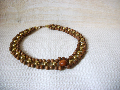 Vintage Wood Necklace 50220