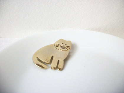 Vintage 1950s Cat Brooch Pin 111520