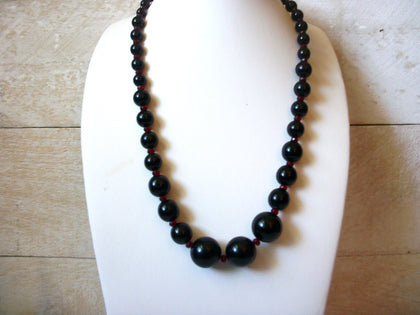 Retro Black Necklace 50220