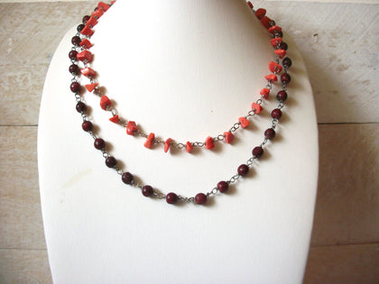 Retro Stone Chips Necklace 50320