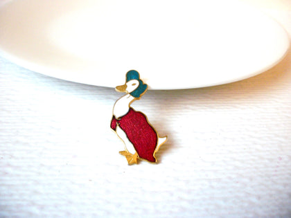 Vintage Goose Brooch Pin 111520