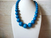 Retro Chunky Blue Necklace 50320