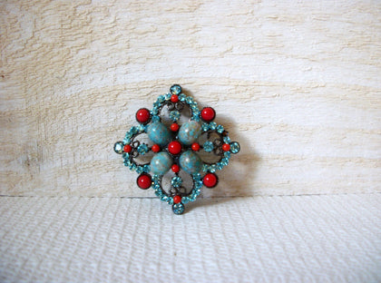 Maltese Bejeweled Brooch 5020