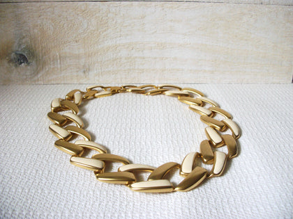 Retro Enameled Links Necklace 50320