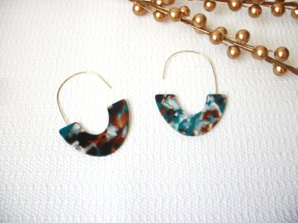 Tortoise Shell Azure Earrings 71116