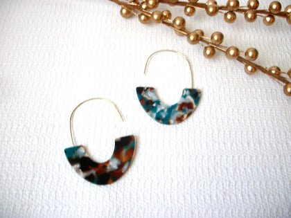Tortoise Shell Azure Earrings 71116
