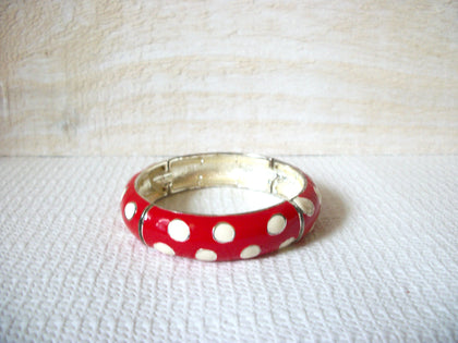 Retro Red White Dots Bracelet 50420