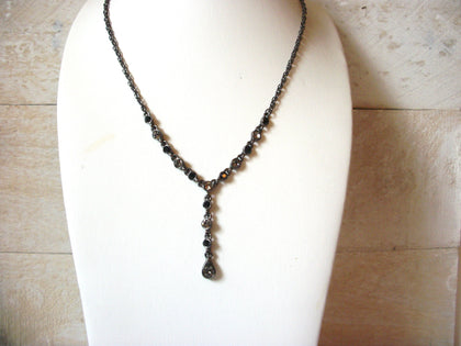 1928 Stamped Victorian Inspired Glass Necklace 50520