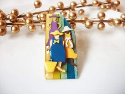 Rare Lucinda Woman People Pins 71416  l