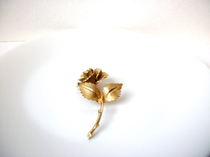 Vintage Rose Flower Brooch Pin 111520