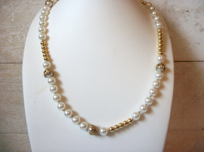 Retro Faux Pearl Necklace 50620