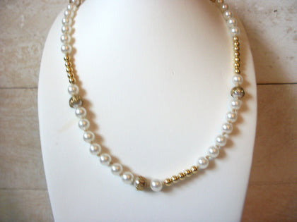 Retro Faux Pearl Necklace 50620