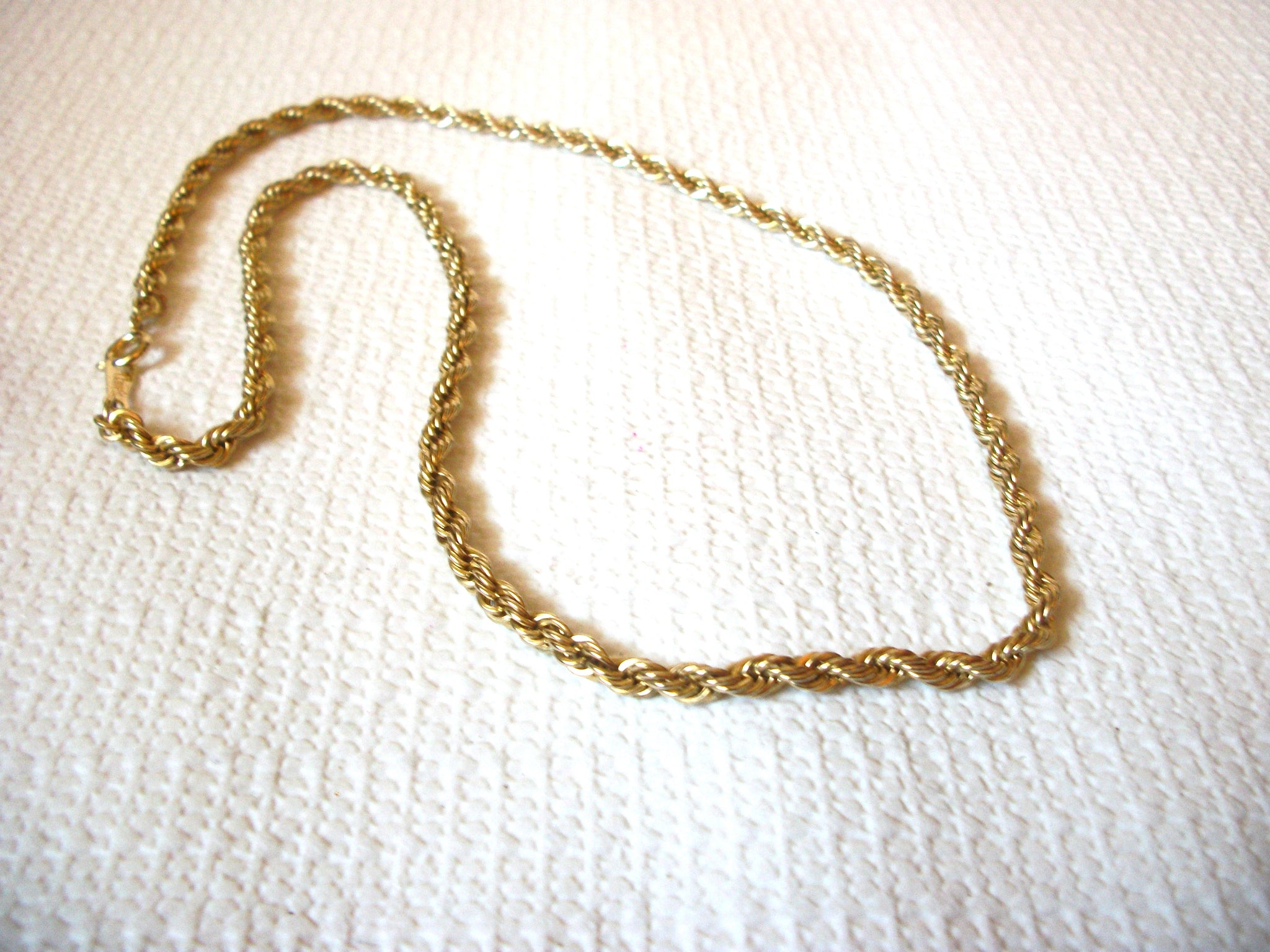 CLAIRE`s Gold Toned Rope Necklace 50720