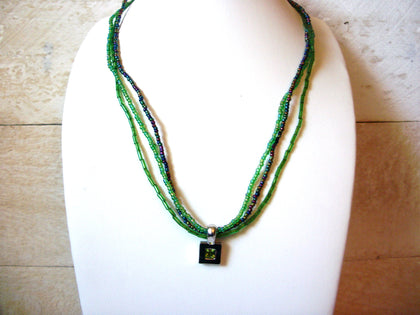 Vintage LIA Glass Necklace 50720