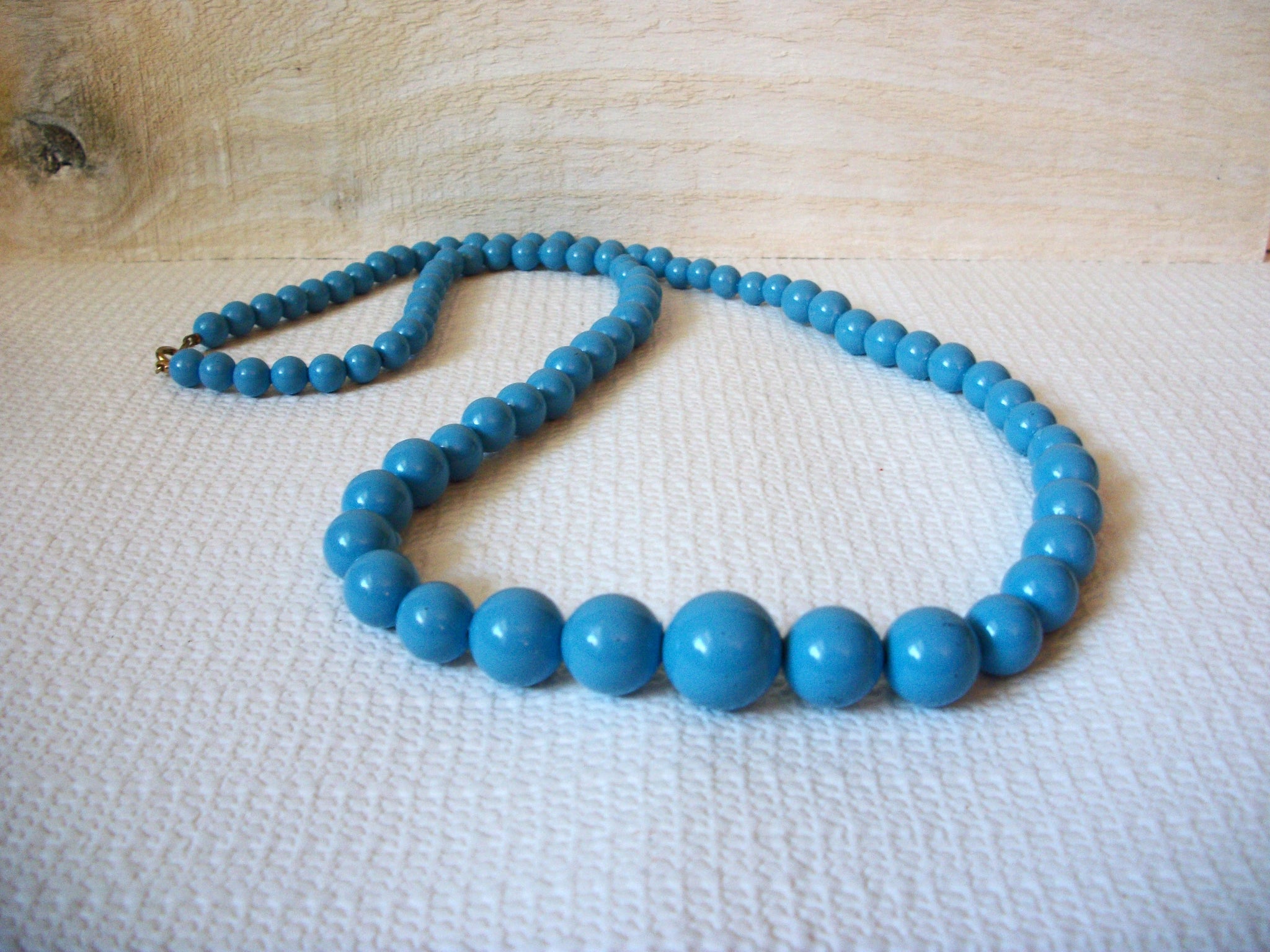 Vintage Blue 32 Inch Necklace 50720