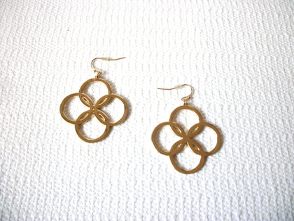 Bohemian Dangle Earrings Gold toned 71416