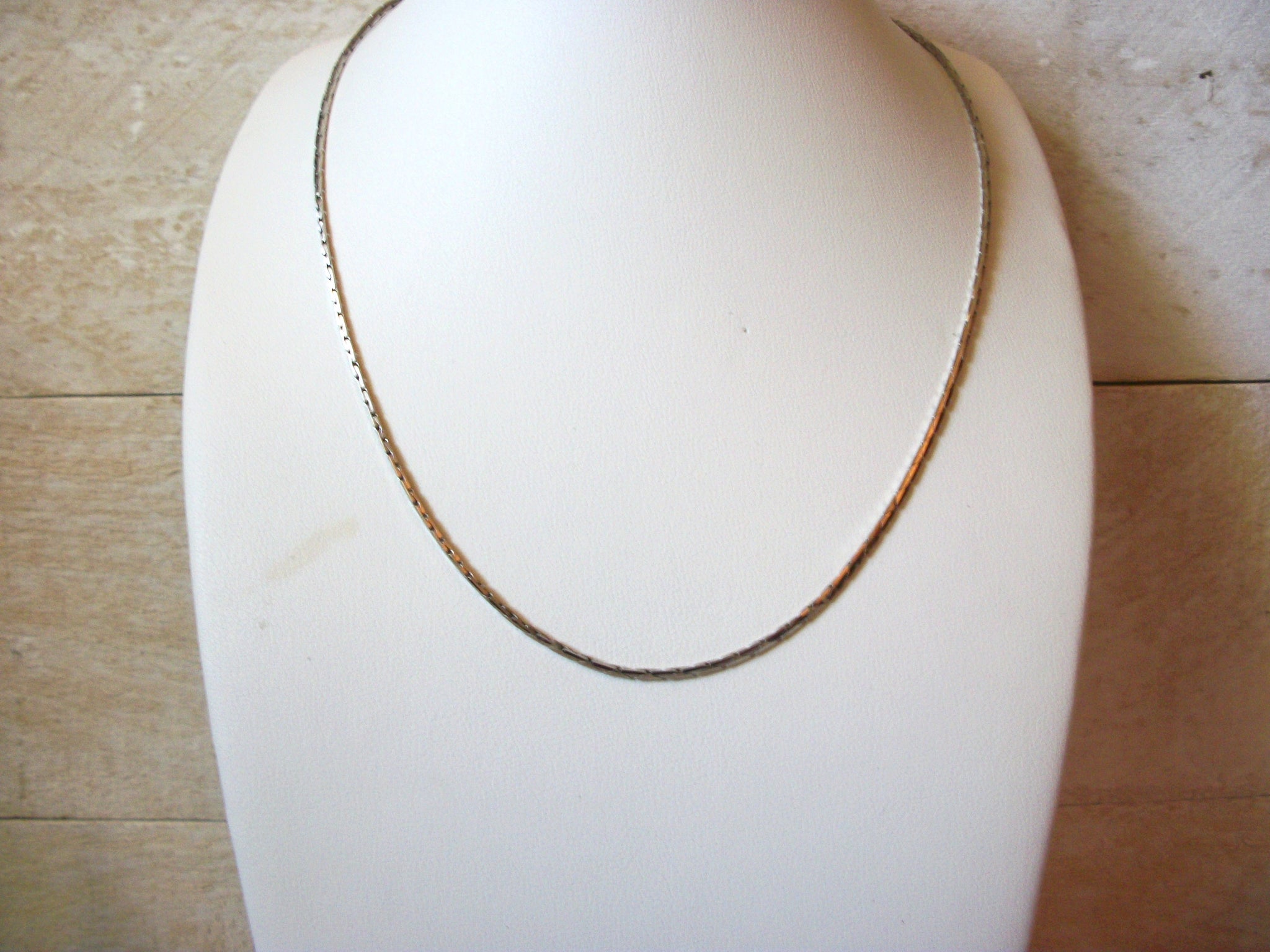 Retro Thin Silver Necklace Chain 50720