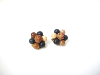 Vintage 1940s JAPAN Cluster Earrings 111520