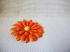 Retro Orange Flower Daisy Brooch 50820