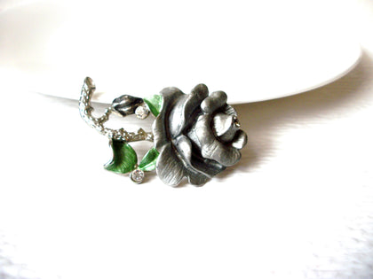 Vintage Flower Rose Brooch Pin 111720