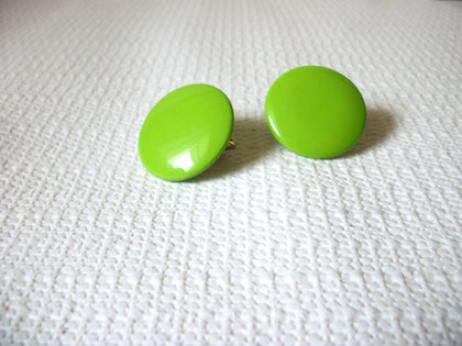 Retro Lime Green Earrings 50820