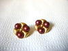 NAPIER Gold Rust Brown Earrings 50820