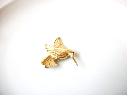 Vintage Rhinestone Hummingbird Pin Brooch 83116