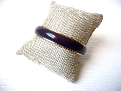 Retro 1980s Gold Purple Bangle Bracelet 111720