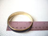 Retro 1980s Gold Purple Bangle Bracelet 111720