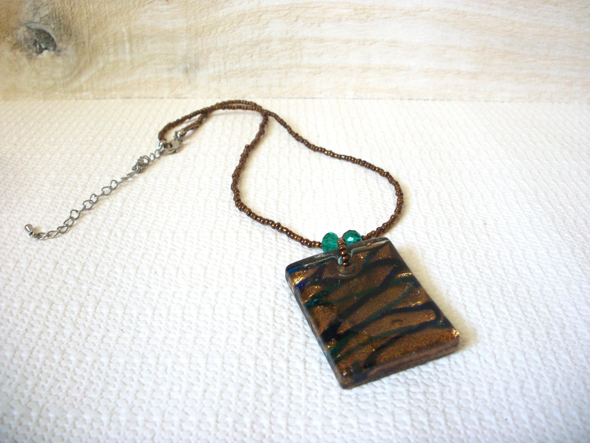 Dichroic Glass Necklace 51020