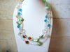 Vintage Glass 64 Inch Necklace 51020