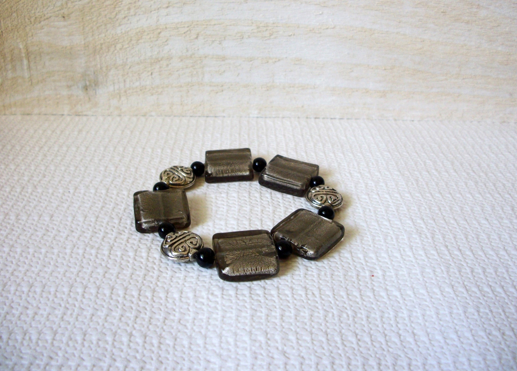 Retro Foil Glass Bracelet 51020