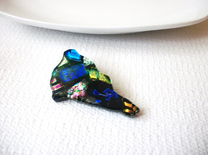 Minimalism Dichroic Glass Brooch 41517
